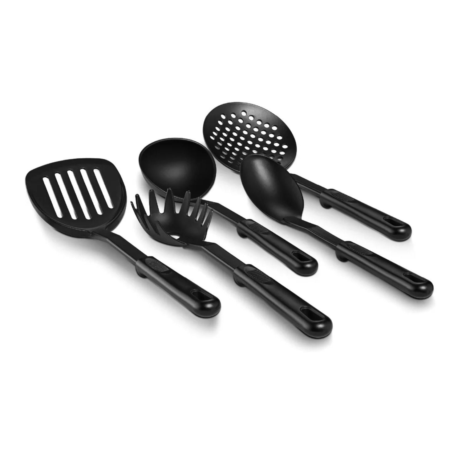 Batería de Cocina 15Pzas Aluminio Antiadherente Negro Wolf