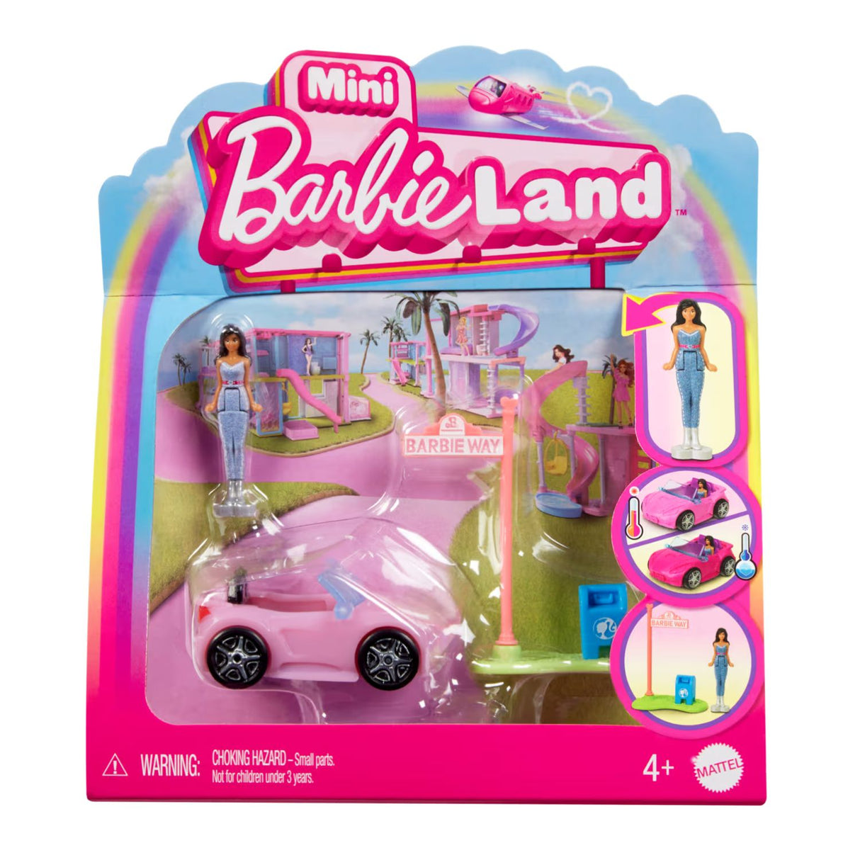 Barbie Vehiculo Deportivo Muñeca Sorpresa Barbieland Mattel