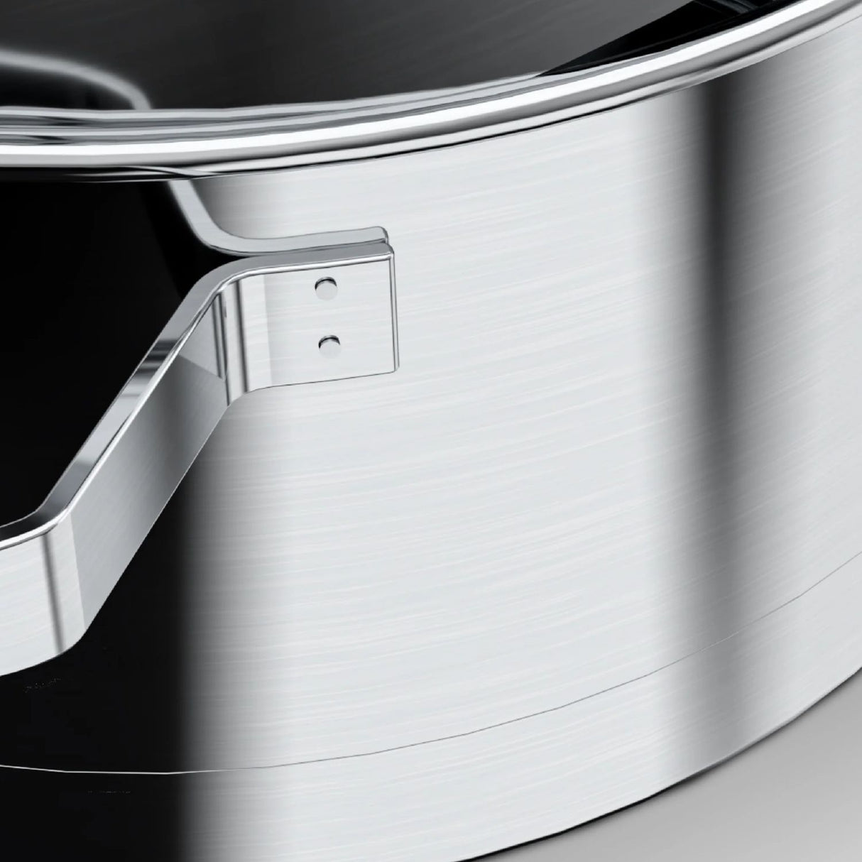 Cacerola Olla Acero Inoxidable De Cocina Con Tapa 24Cm Wens