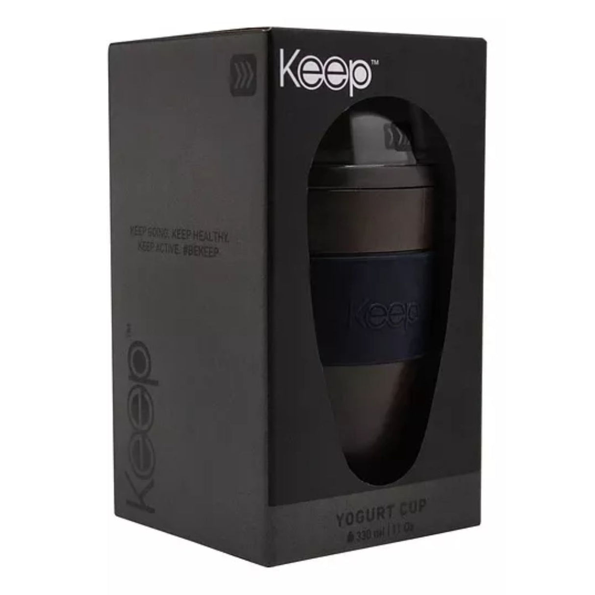 Vaso Yogurt Keep Cereal 330ml Con Cuchara