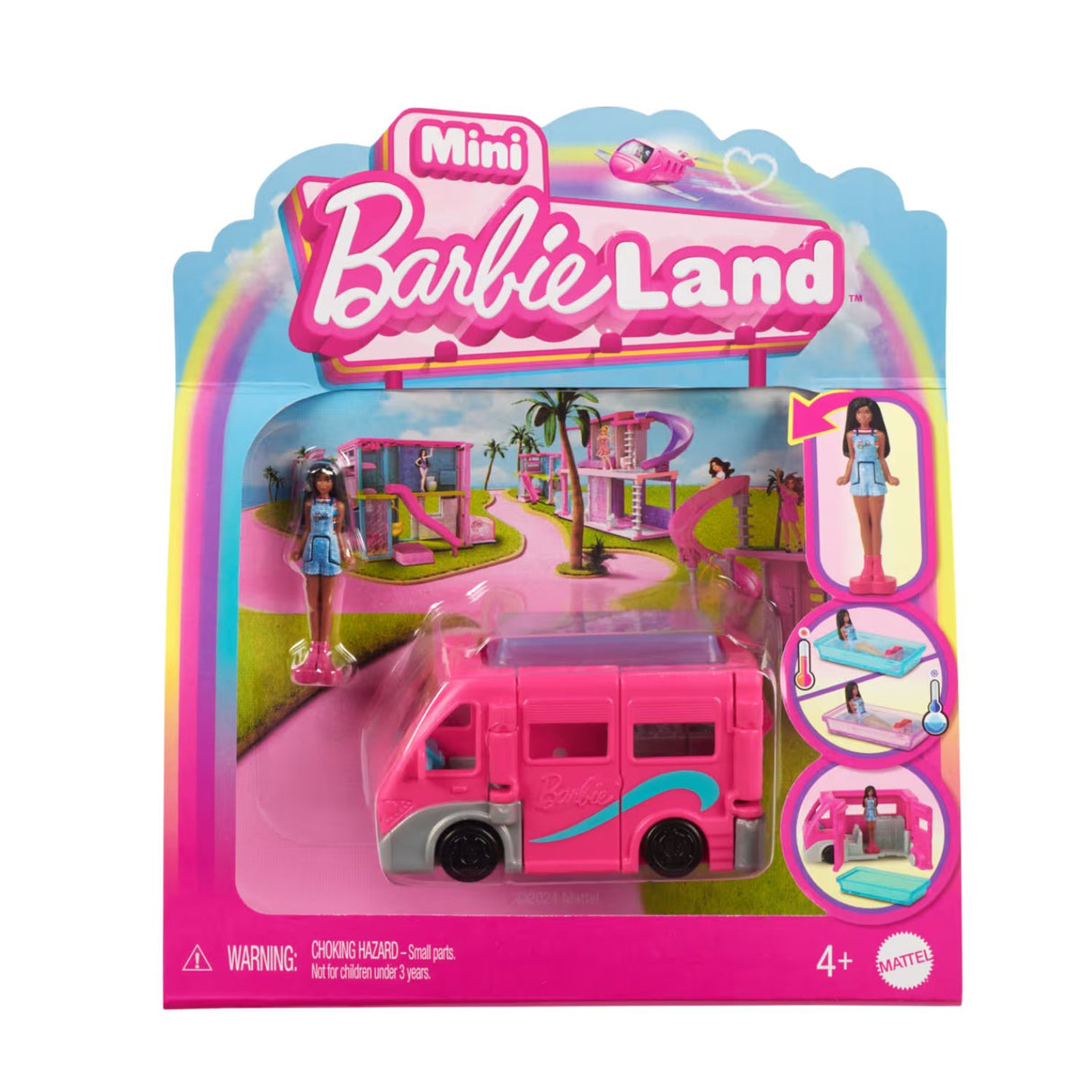 Barbie Vehiculo Camion Muñeca Sorpresa Barbieland Mattel