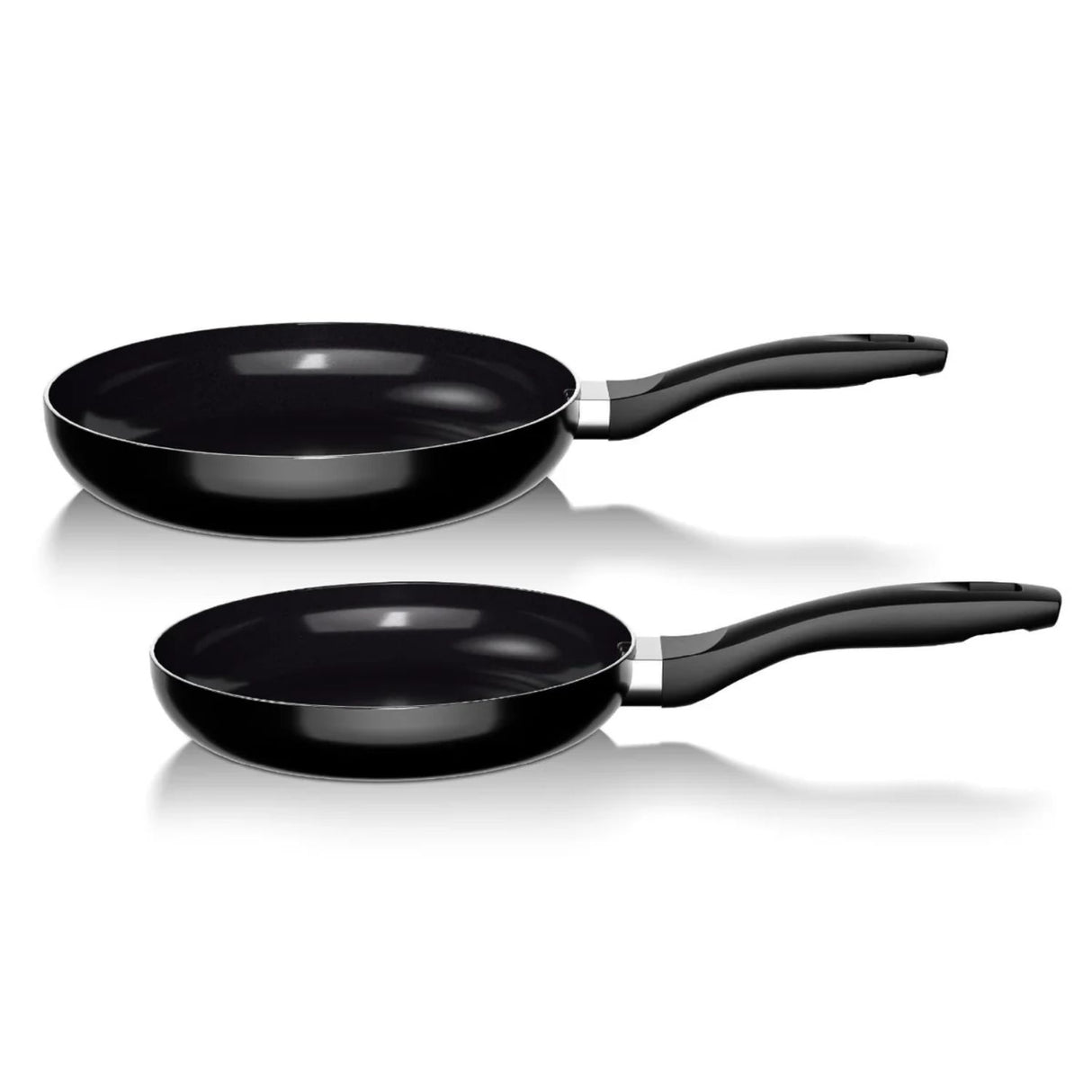 Batería de Cocina 15Pzas Aluminio Antiadherente Negro Wolf