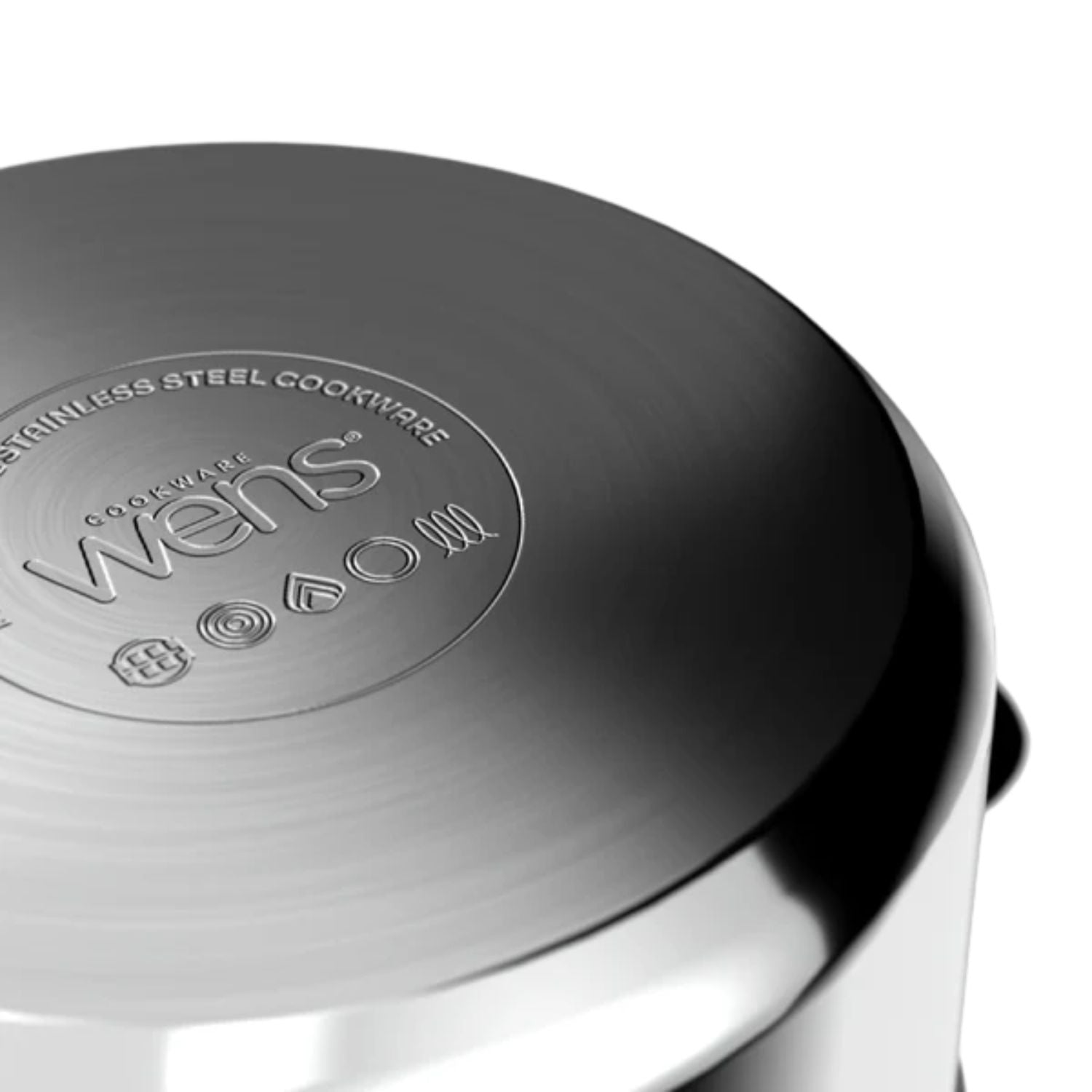 Cacerola Olla Acero Inoxidable De Cocina Con Tapa 24Cm Wens