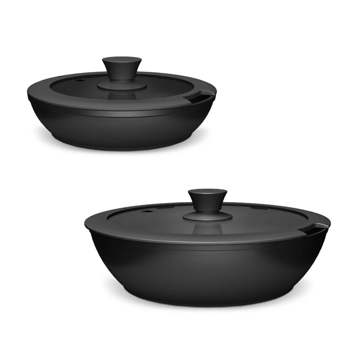 Batería de Cocina 11 Piezas Aluminio Forjado Snap-On Black | Disparo.cl
