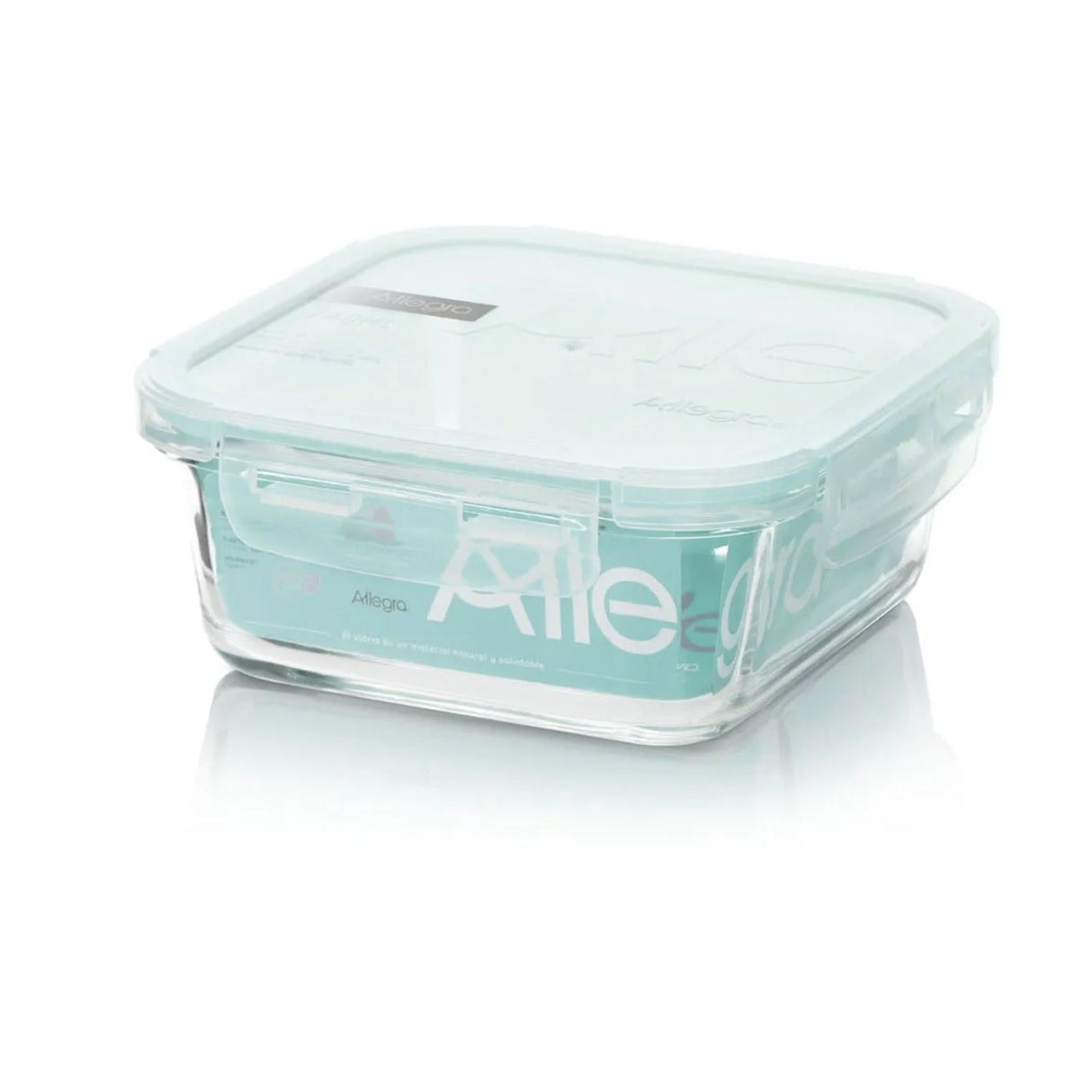 Set 10 Contenedores Tapers Hermeticos Vidrio Allegra