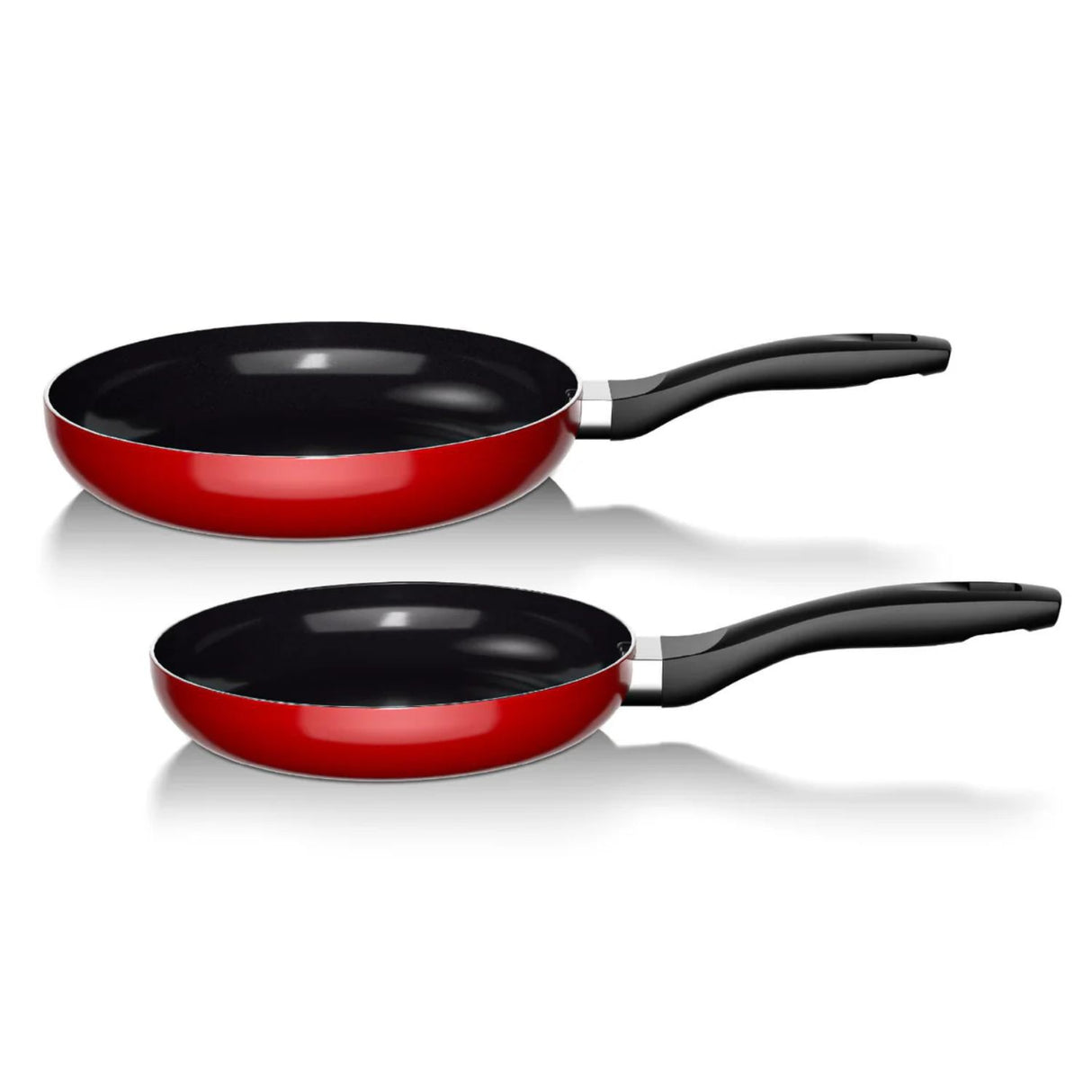 Batería de Cocina 15Pzas Aluminio Antiadherente Rojo Wolf