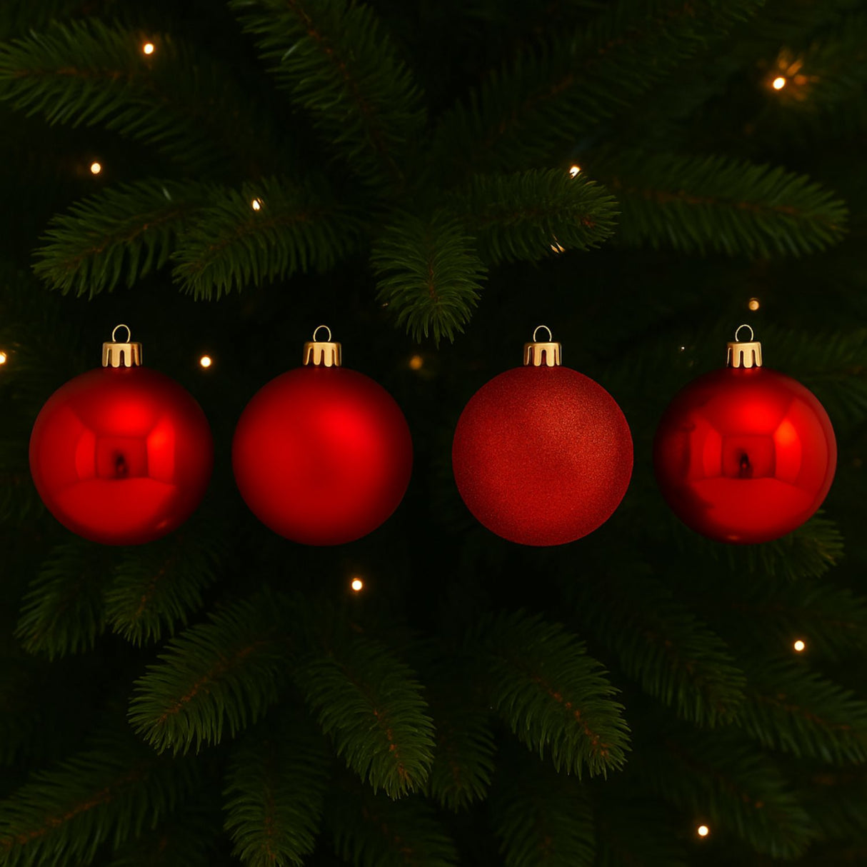 4 Bambalinas Esferas Navideñas Rojo 12cm Decoracion Navidad. Dale un toque festivo a tu hogar. ¡Compra ahora y celebra con estilo!-2