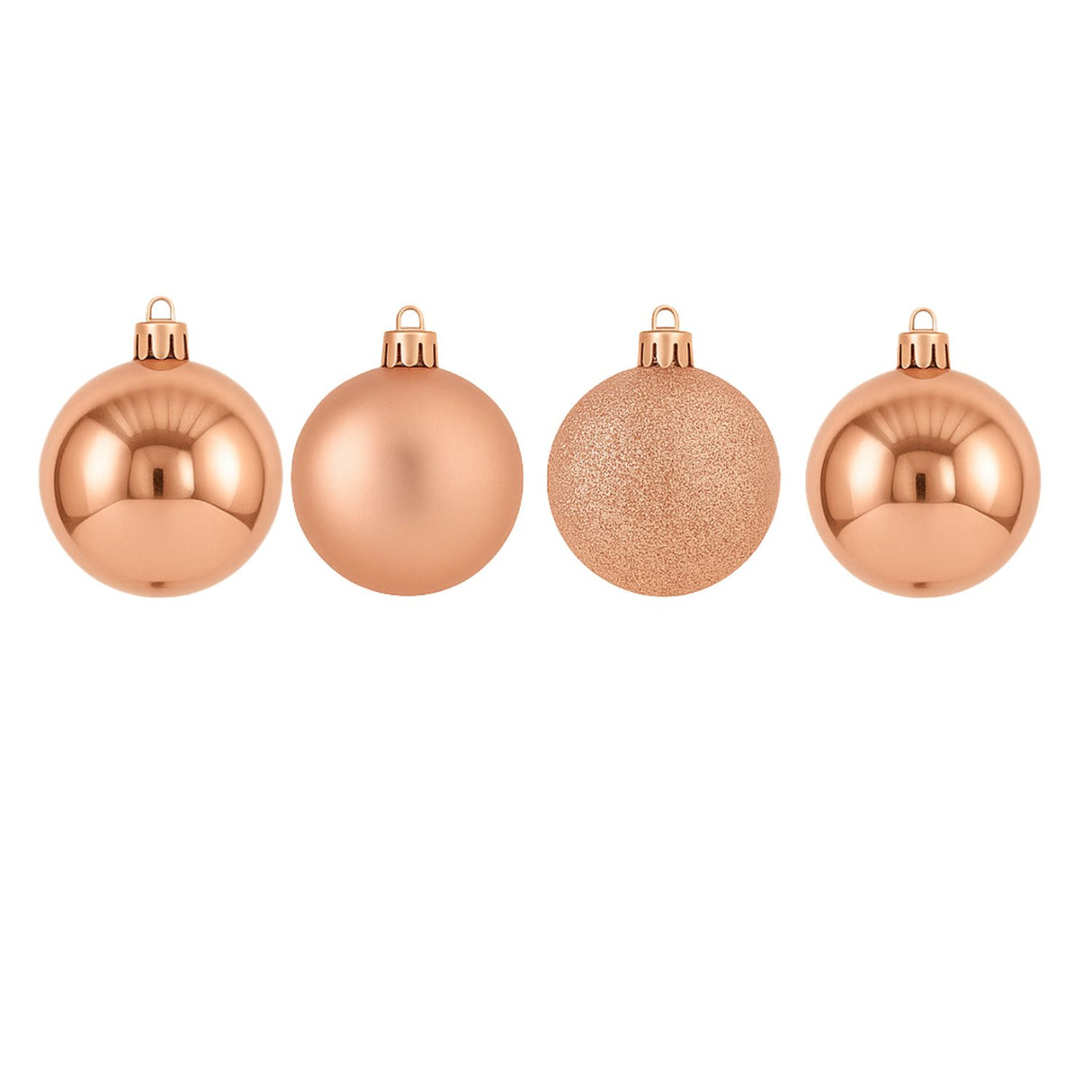 4 Bambalinas Esferas Navideñas Rosa 12cm Decoracion Navidad. Añade un toque elegante a tu árbol. ¡Compra ahora y transforma tu hogar estas fiestas!-1