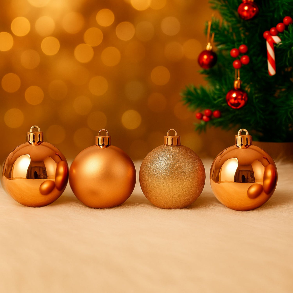 4 Bambalinas Esferas Navideñas Rosa 12cm Decoracion Navidad. Añade un toque elegante a tu árbol. ¡Compra ahora y transforma tu hogar estas fiestas!-2