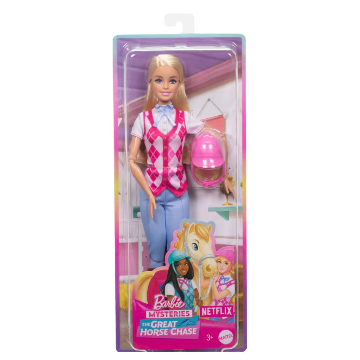 Barbie Muñeca Malibu Equitacion Juguete Mattel De Plastico