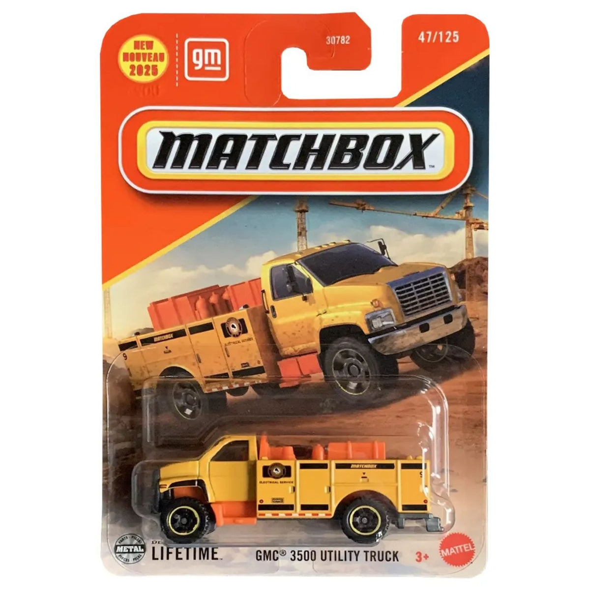 Auto Basico Camion Utility GMC 3500 Matchbox Juguete Mattel