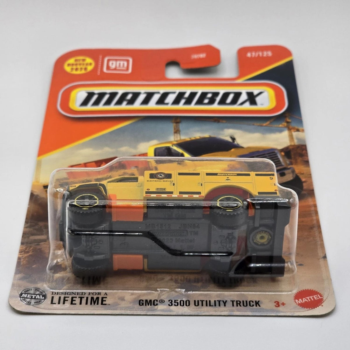 Auto Basico Camion Utility GMC 3500 Matchbox Juguete Mattel