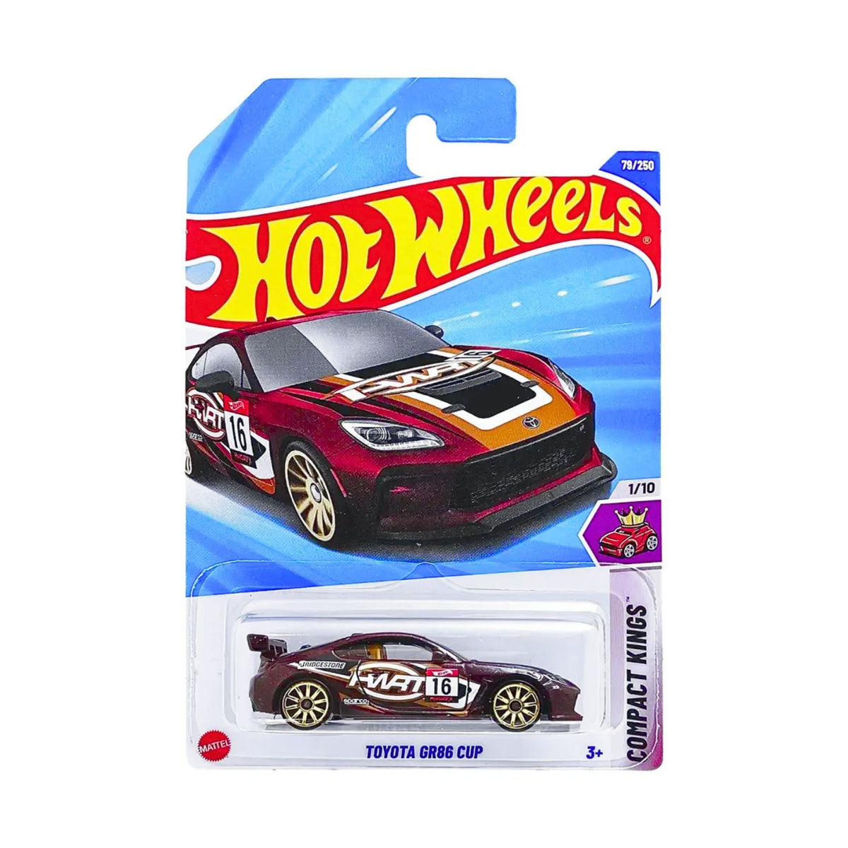 Auto Hot Wheels Toyota Gr86 Cup Juguete Mattel 79/250