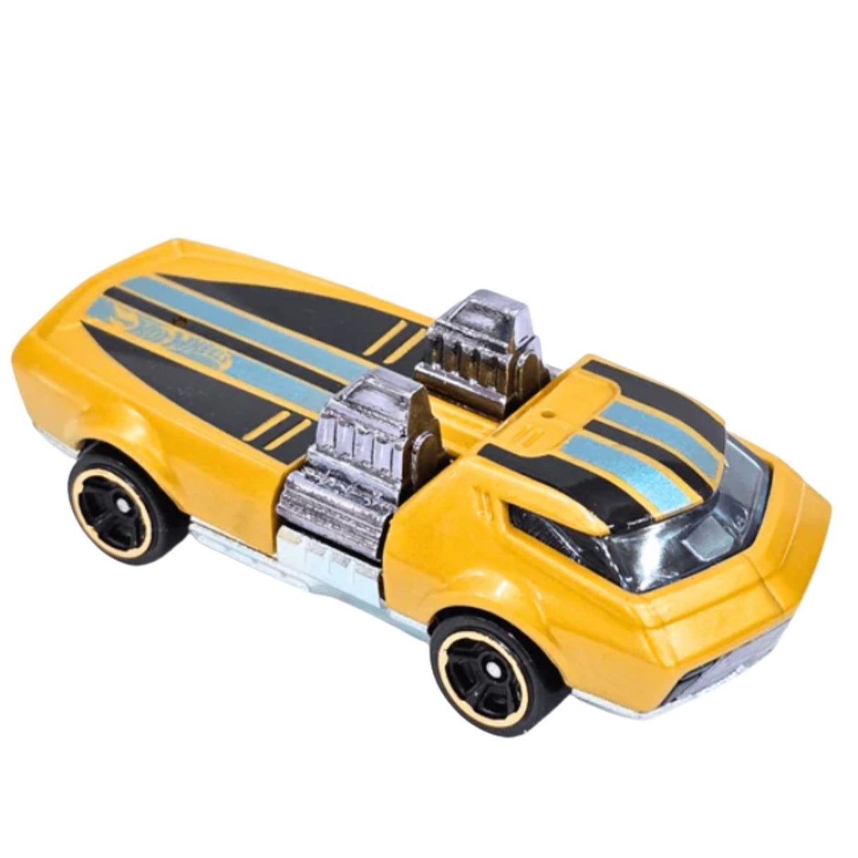 Hot Wheels Auto Twin Dorado 228/250 Juguete Mattel