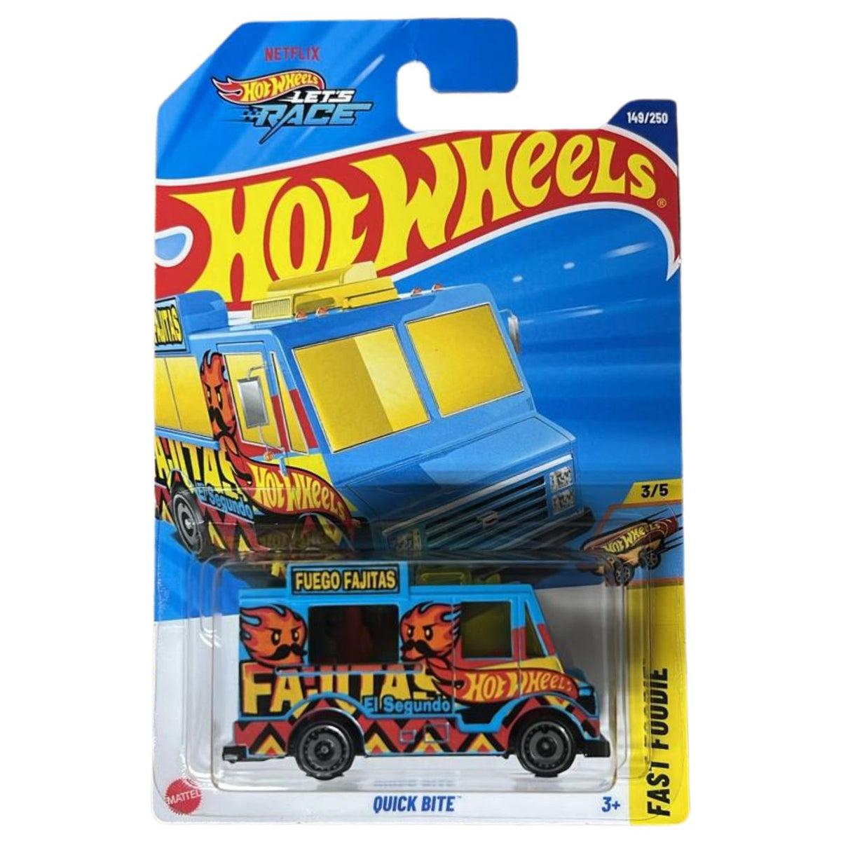 Auto Hot Wheels Regular Quick Bite Juguete Mattel 149/250