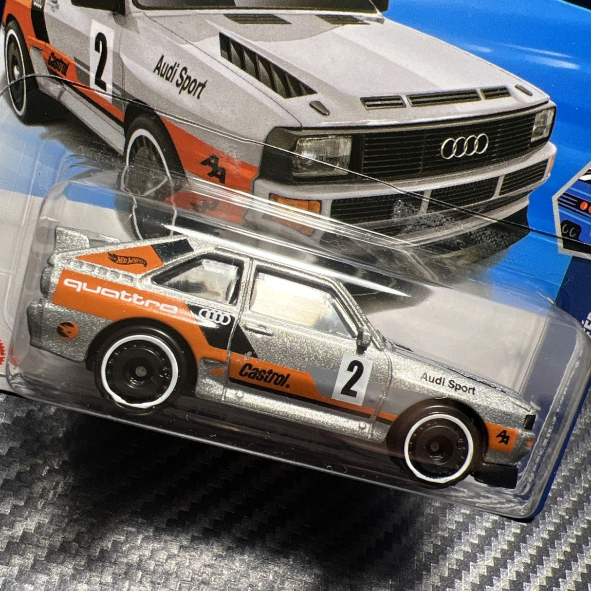 Hot Wheels Auto 84 Audi Sport Quattro 246/250 Juguete Mattel