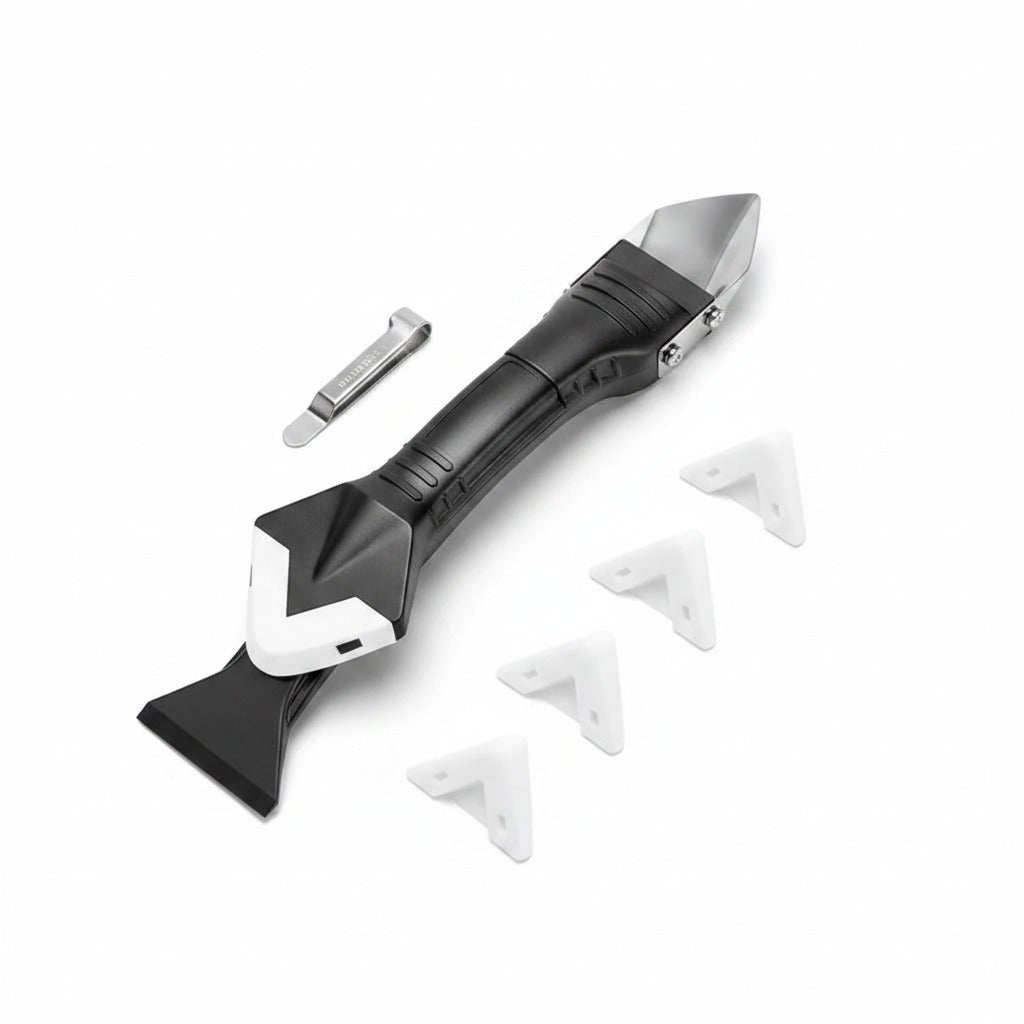 Kit Raspador Silicona 3 en 1 Removedor Sellador Silicona