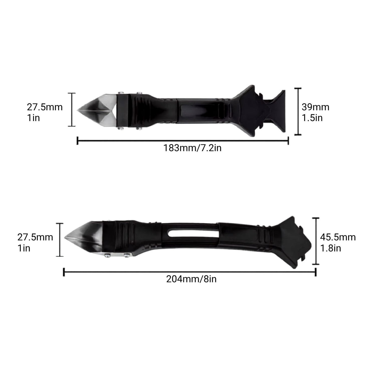 Kit Raspador Silicona 3 en 1 Removedor Sellador Silicona