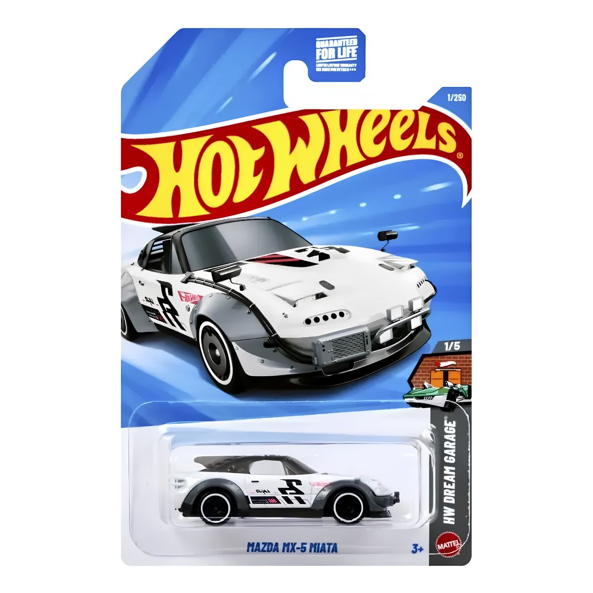 Hot Wheels Auto Mazda MX-5 Miata 1/250 HW Dream Garage