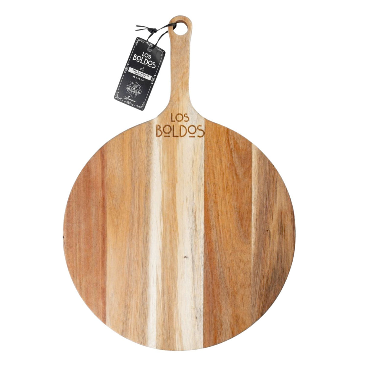 Tabla Redonda Madera Acacia 35cm Cocina Aperitivos