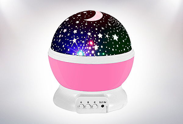 Proyector Espantacuco de Cielo Estrellado LED Rosa. Crea un ambiente mágico y relajante en tu hogar. ¡Descúbrelo ahora y transforma tus noches!--5