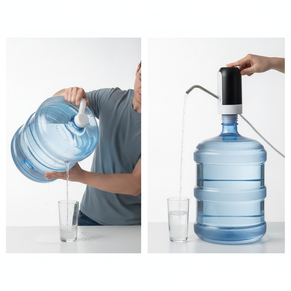 Dispensador de Agua Electrico Recargable Bidon Comodidad
