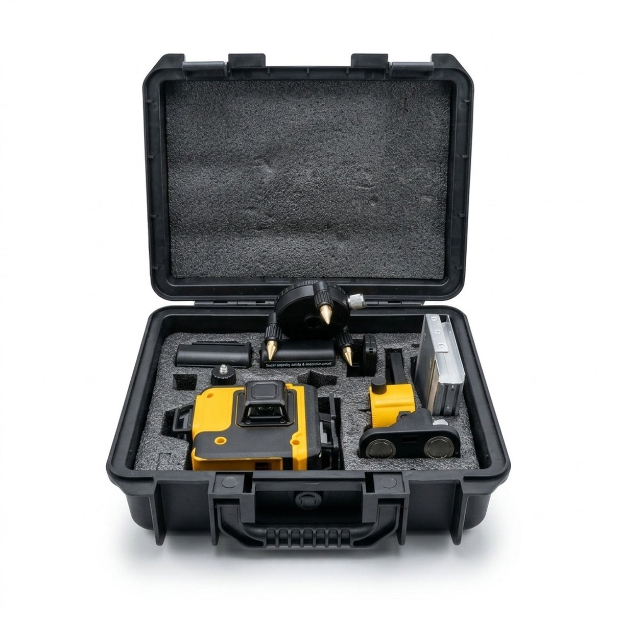 Set Nivel Láser Verde Profesional IP54 2 Baterías Remoto