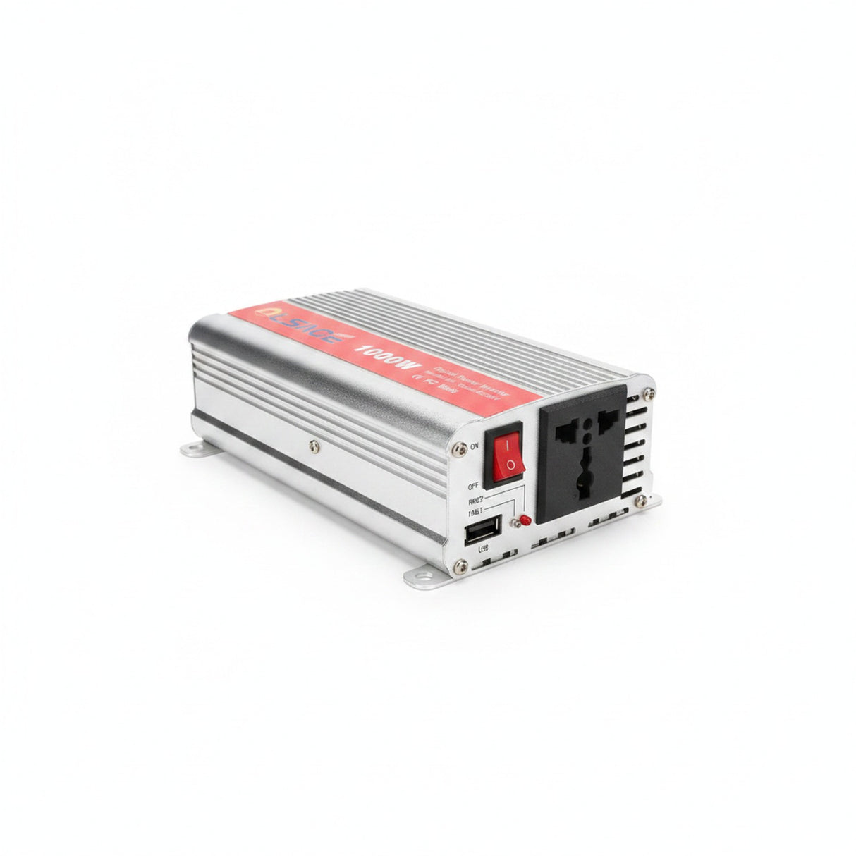 Inversor De Corriente 12V a 220V 1000W Auto Camping