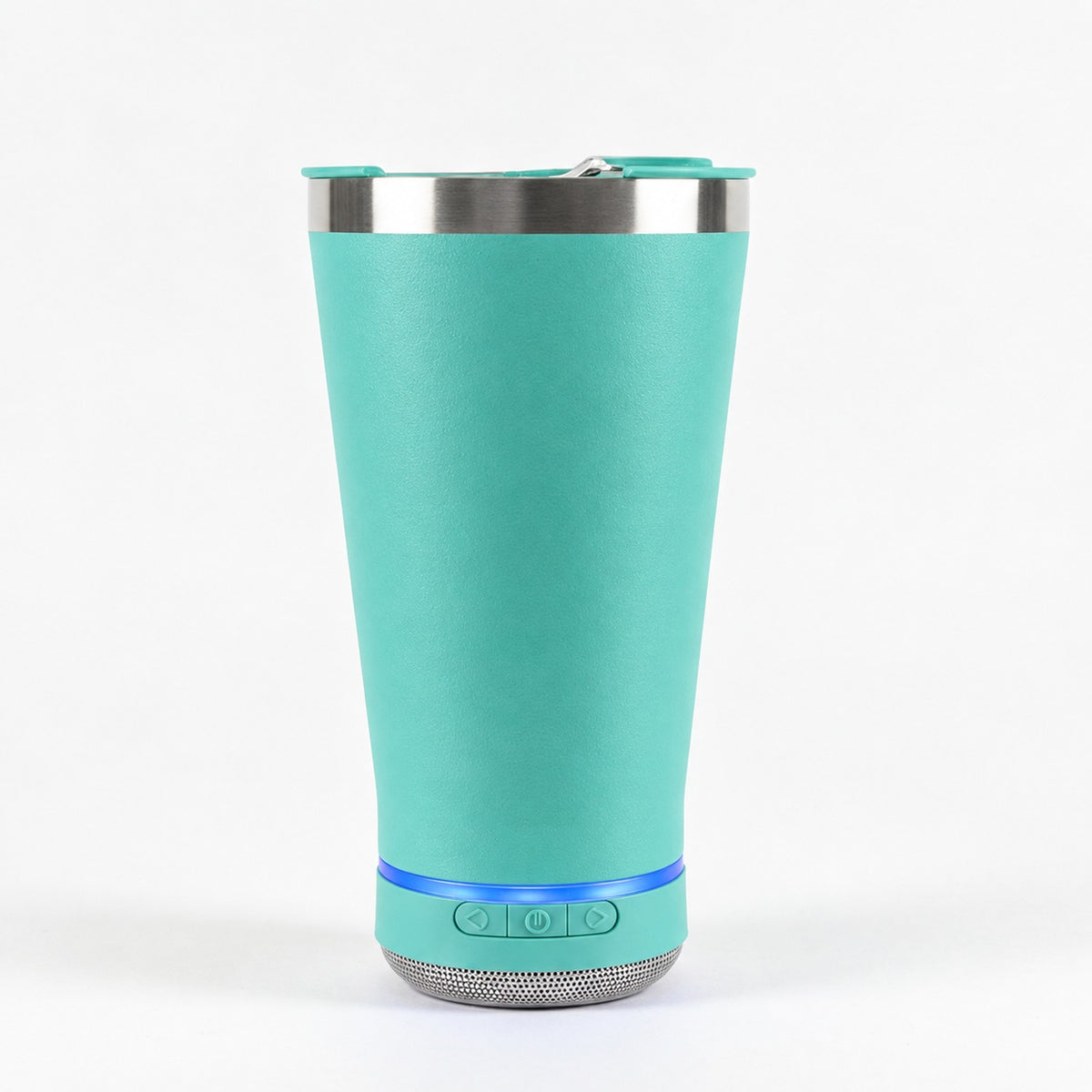Vaso Termico Parlante Bluetooth Acero Turquesa 18cm