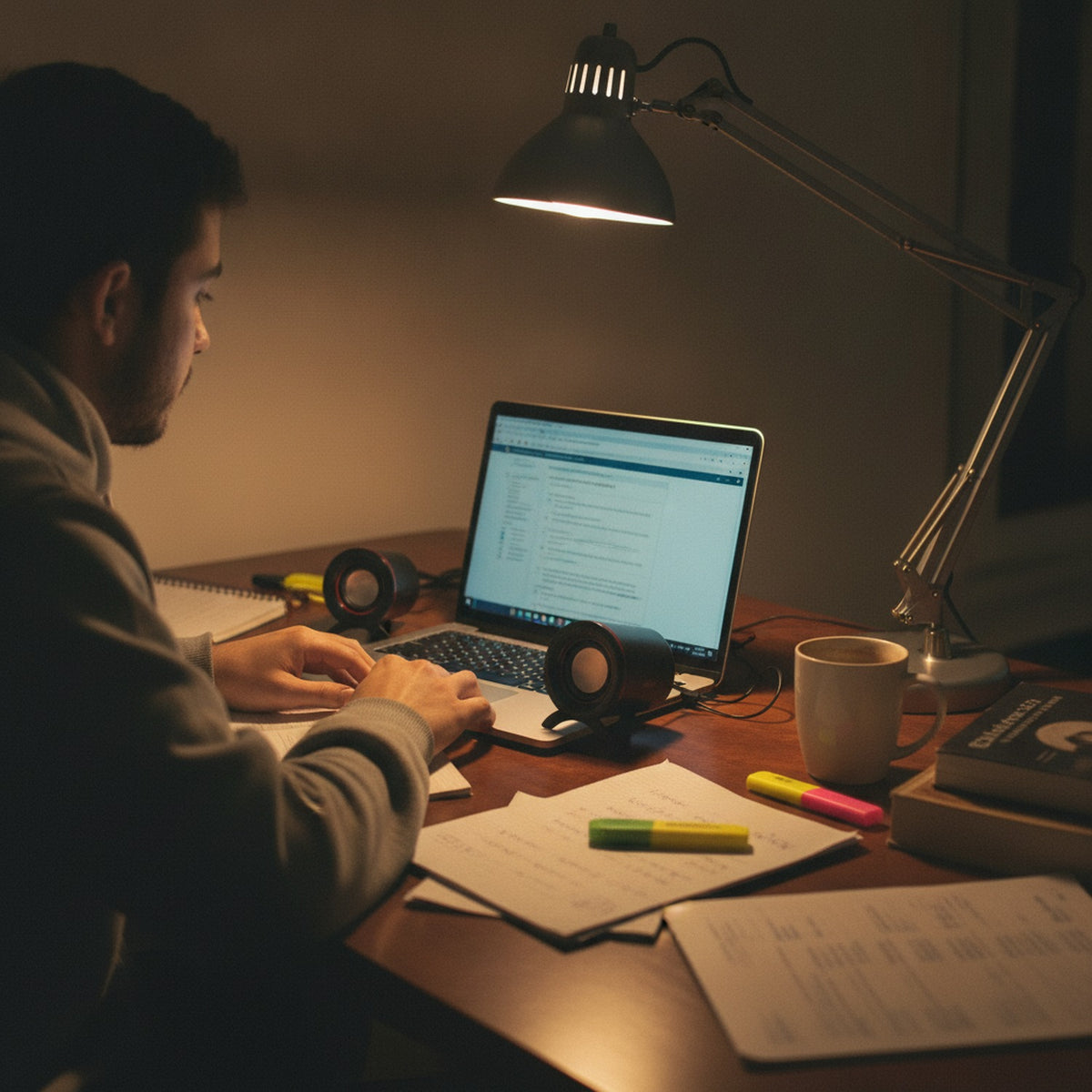 Parlantes Escritorio USB 3W AOAS Sonido Estéreo