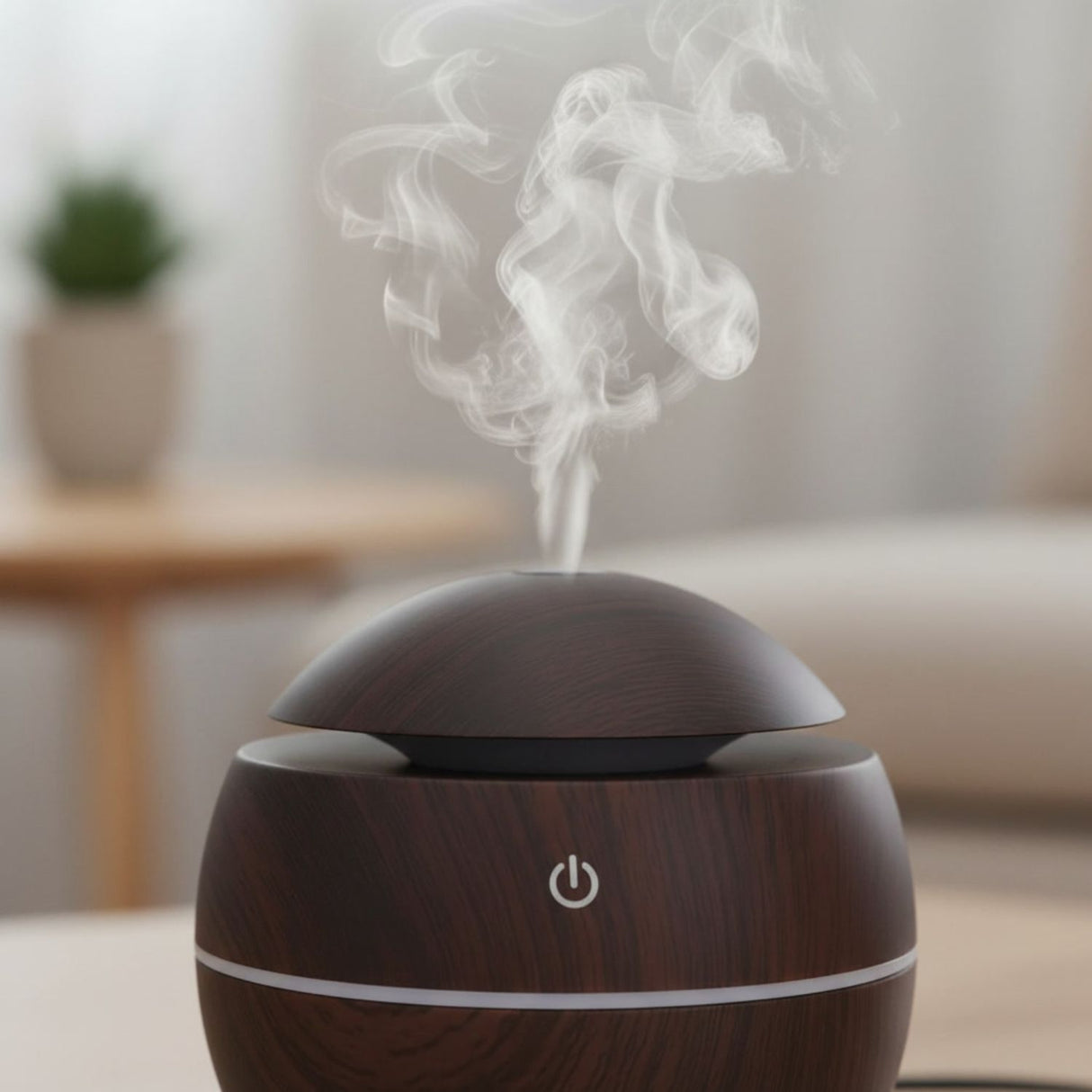 Pack 2 Humidificadores 12 Escencias Aspecto Madera Oscuro Relajación | Disparo.cl