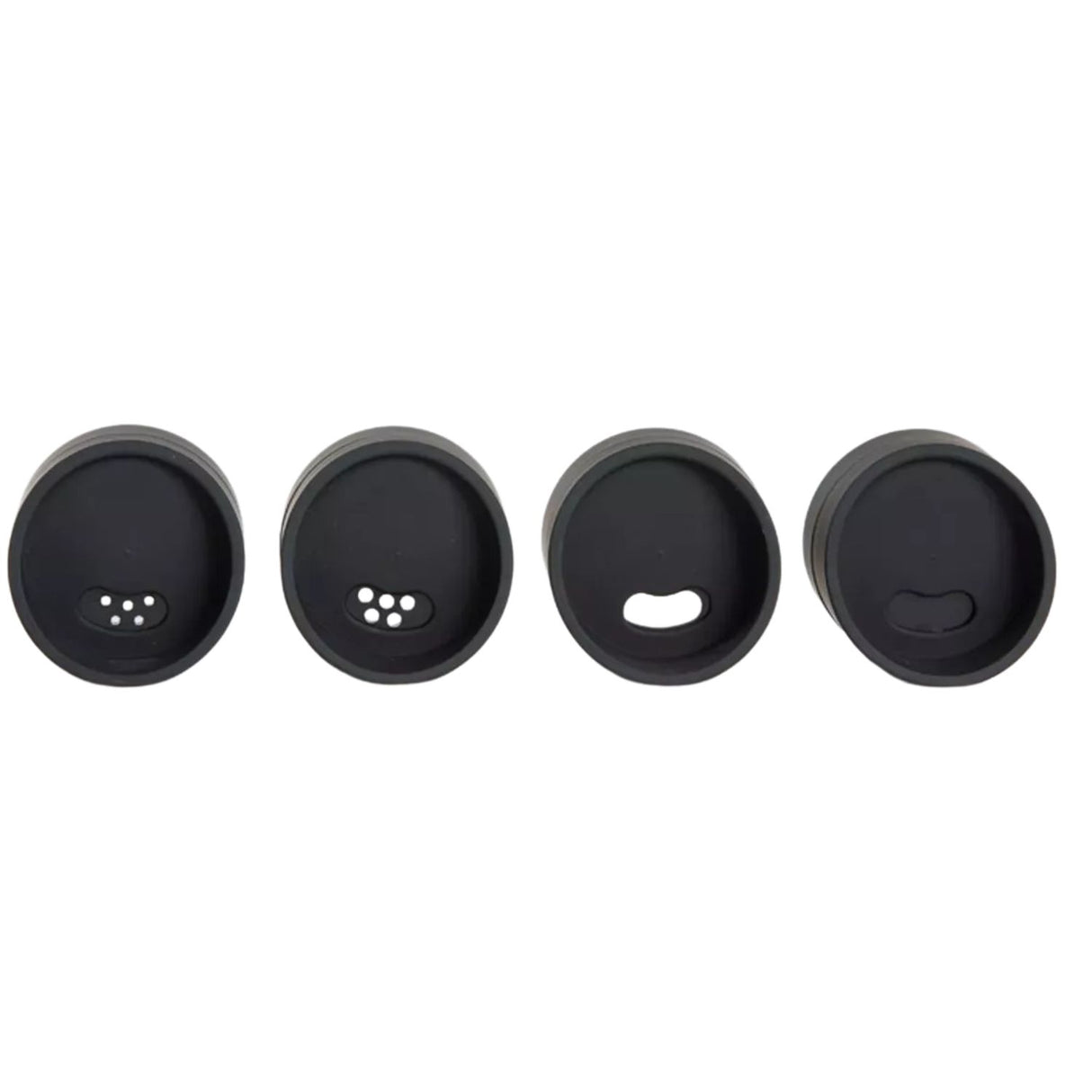 Especiero girador negro de 14 cm con tapa plástica, ideal para organizar especias y mantenerlas frescas. Diseño elegante y funcional.-1-3-1