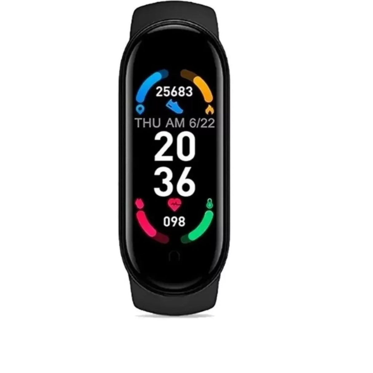 Smart Band 6 rosa, pulsera fitness con pantalla AMOLED, monitoreo de salud, resistente al agua IP68 y batería de 14 días.-1-4-1