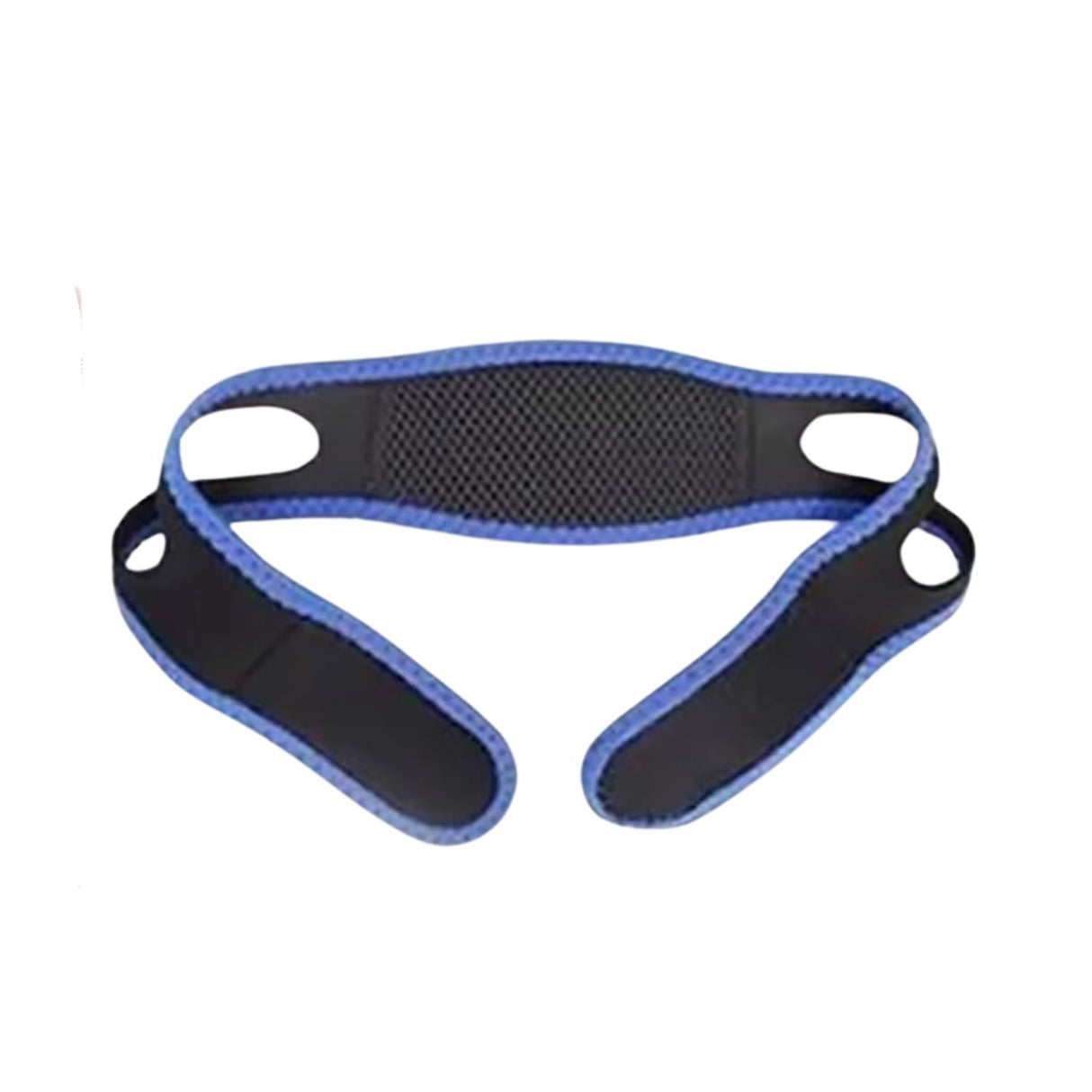 Cintillo antironquidos azul de 19 cm, ergonómico y suave, reduce ruido para meditación y estudio. Ideal para uso diario y viajes.-1-4-1