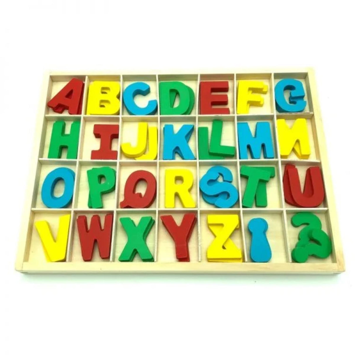 Set de Letras del Abecedario de Madera para Niños de 3+ Años. Fomenta el aprendizaje y la creatividad. ¡Compra ahora y diviértete enseñando!-1-1-1-1-1