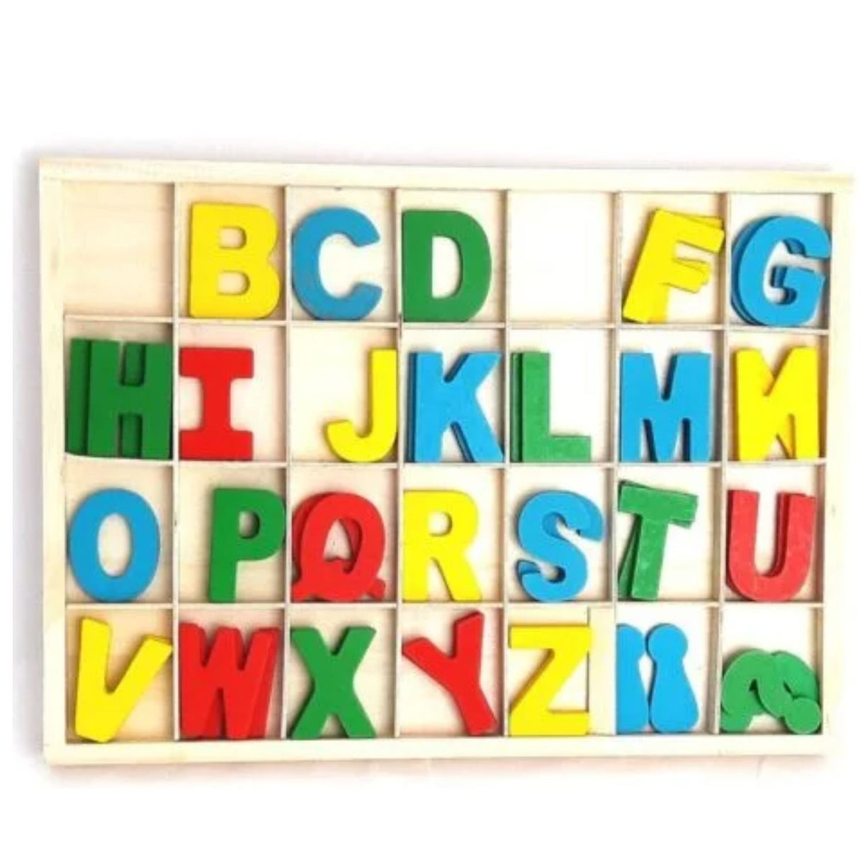Set de Letras del Abecedario de Madera para Niños de 3+ Años. Fomenta el aprendizaje y la creatividad. ¡Compra ahora y diviértete enseñando!-1-4-1-1-1