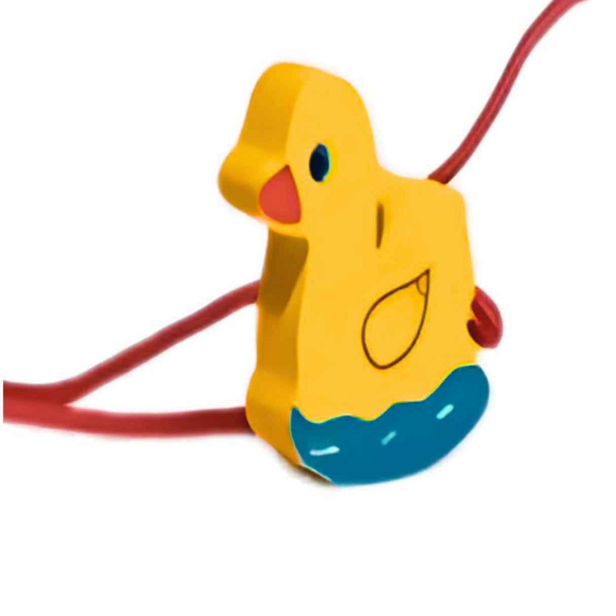 Juguete de Madera de Arrastre en Forma de Pato 8x6 cm. Fomenta la motricidad y la diversión de los más pequeños. ¡Compra ahora y sorpréndelos!-1-3-1-1-1