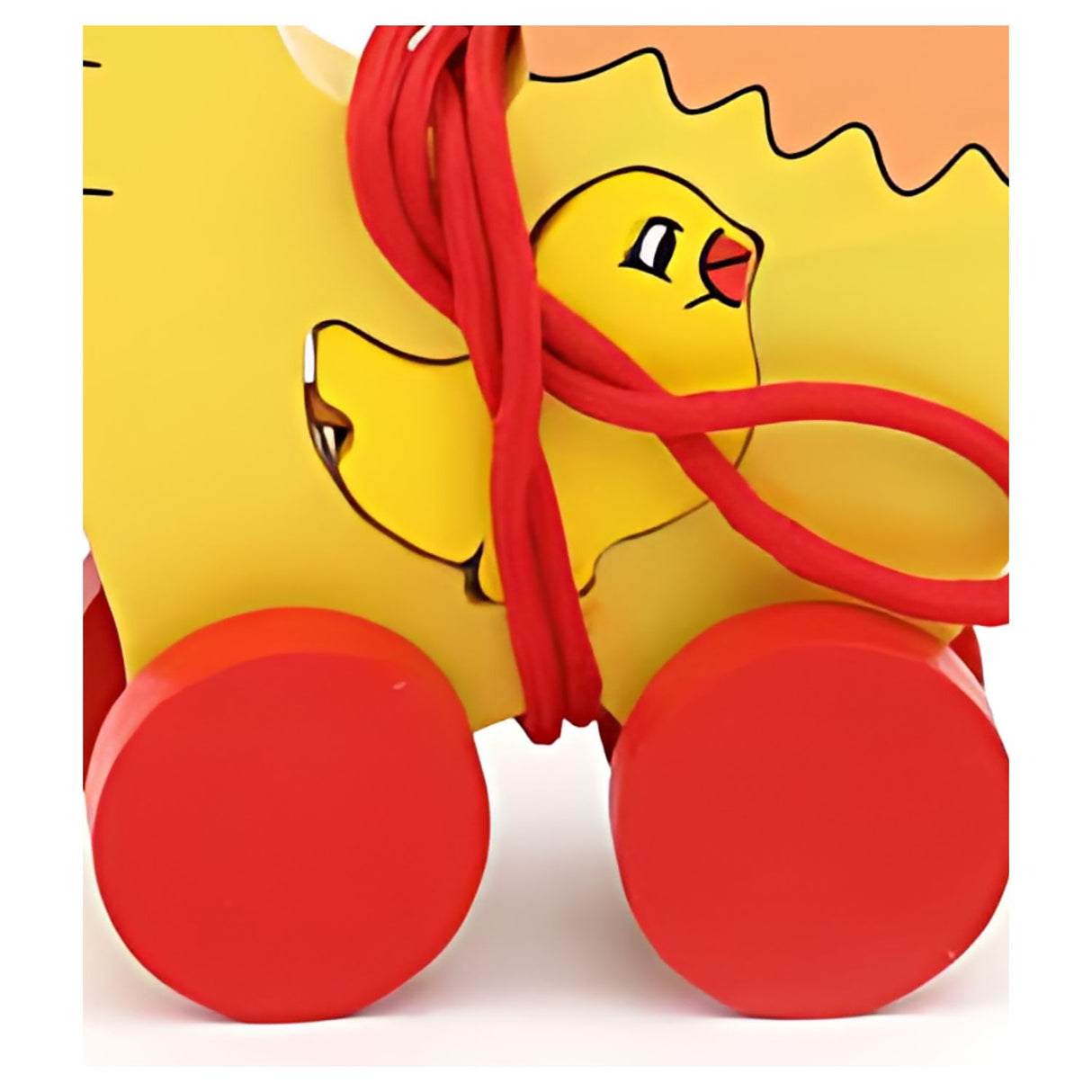 Juguete de Madera de Arrastre en Forma de Gallo 8x6 cm. Fomenta la motricidad y la creatividad de tus pequeños. ¡Compra ahora y diviértete!-1-2-1-1-1