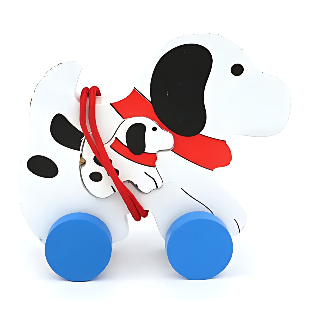 Juguete de Madera de Arrastre en Forma de Perro 8x6 cm. Fomenta la motricidad y la creatividad de tus pequeños. ¡Compra ahora y diviértete!-1-1-1-1-1