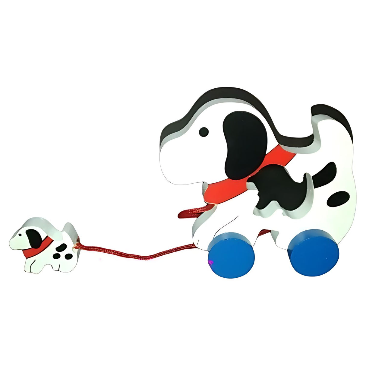 Juguete de Madera de Arrastre en Forma de Perro 8x6 cm. Fomenta la motricidad y la creatividad de tus pequeños. ¡Compra ahora y diviértete!-1-3-1-1-1