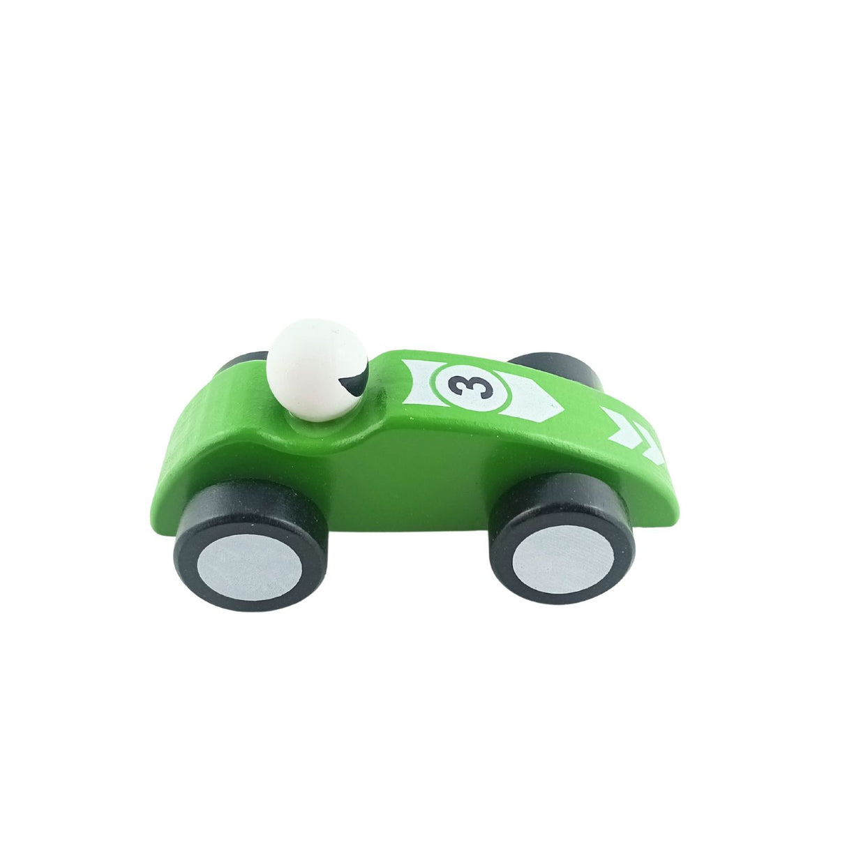 Auto de Carrera Piloto con Numero Juguete Madera Verde. Fomenta la creatividad y el juego activo. ¡Compra ahora y acelera la diversión!-1-1-1-1-1