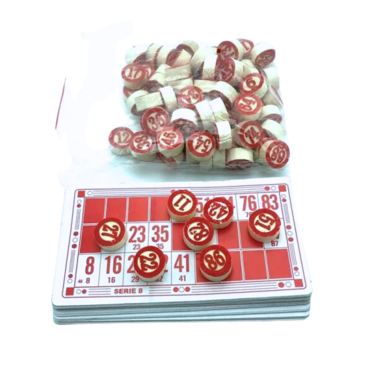 Juego de Bingo de Madera para Niños Incluye 48 Cartones. Fomenta la diversión y el aprendizaje en familia. ¡Compra ahora y diviértete juntos!-1-1-1-1-1