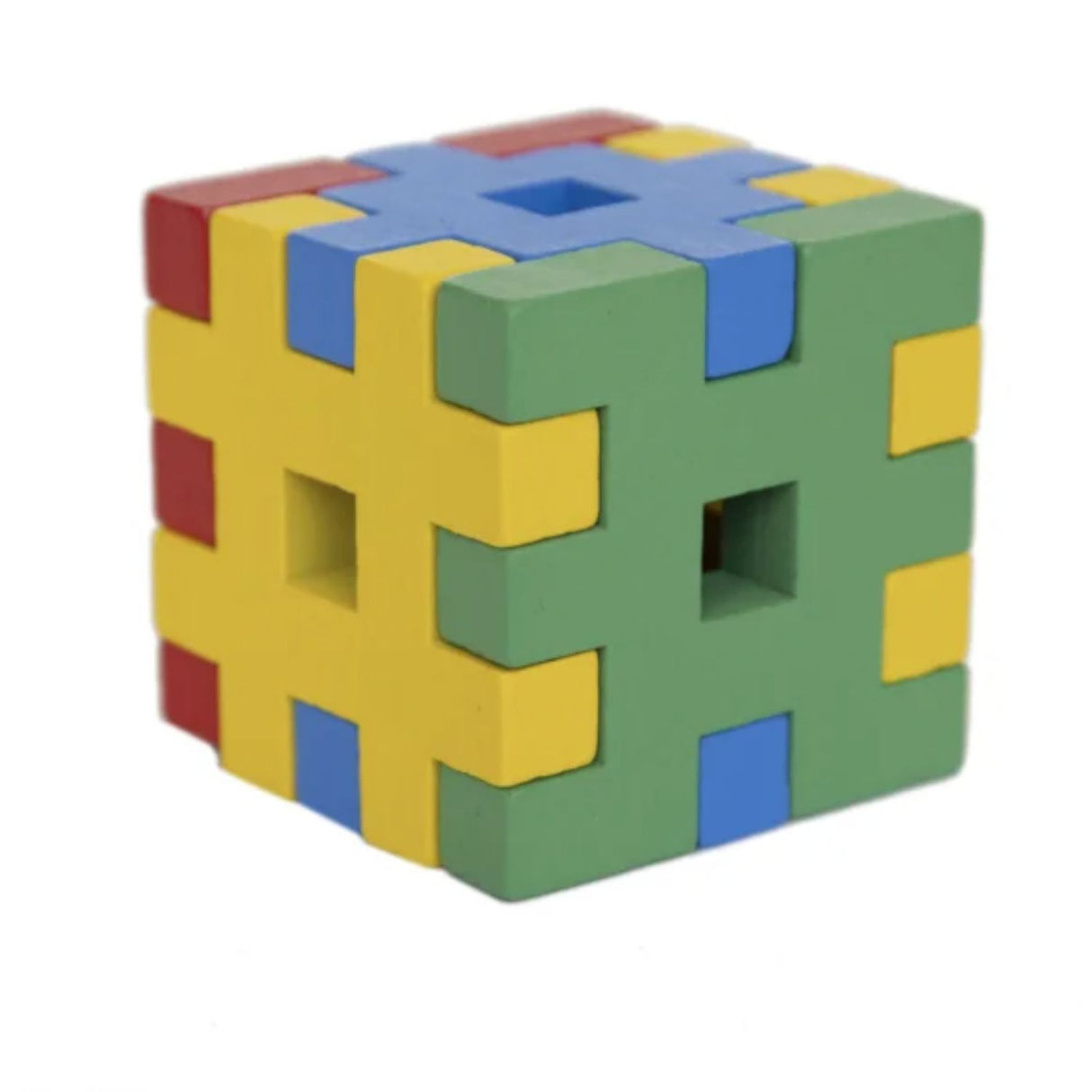 Rompecabezas de Bloques en forma de Cubo de Madera Para Niño. Fomenta la creatividad y habilidades motoras. ¡Compra ahora y diviértete aprendiendo!-1-1-1-1-1