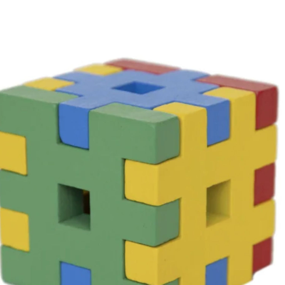 Rompecabezas de Bloques en forma de Cubo de Madera Para Niño. Fomenta la creatividad y habilidades motoras. ¡Compra ahora y diviértete aprendiendo!-1-4-1-1-1