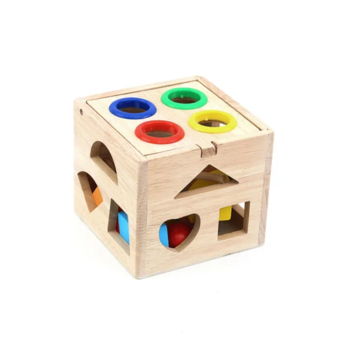 Caja de Encaje con Figuras Geométricas de Madera para Niños. Fomenta la creatividad y el aprendizaje. ¡Compra ahora y diviértete educando!-1-4-1-1-1