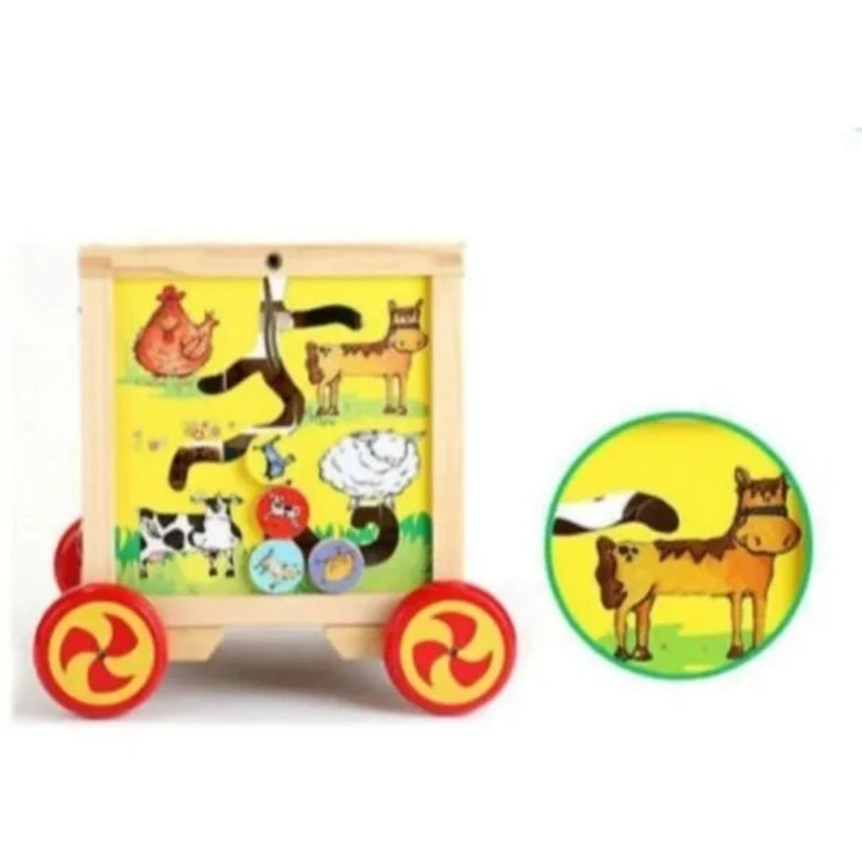 Carro Andador de Madera Para Bebés Incluye Ábacos de 50x30cm. Fomenta el desarrollo y la diversión. ¡Compra ahora y acompaña sus primeros pasos!-1-3-1-1-1