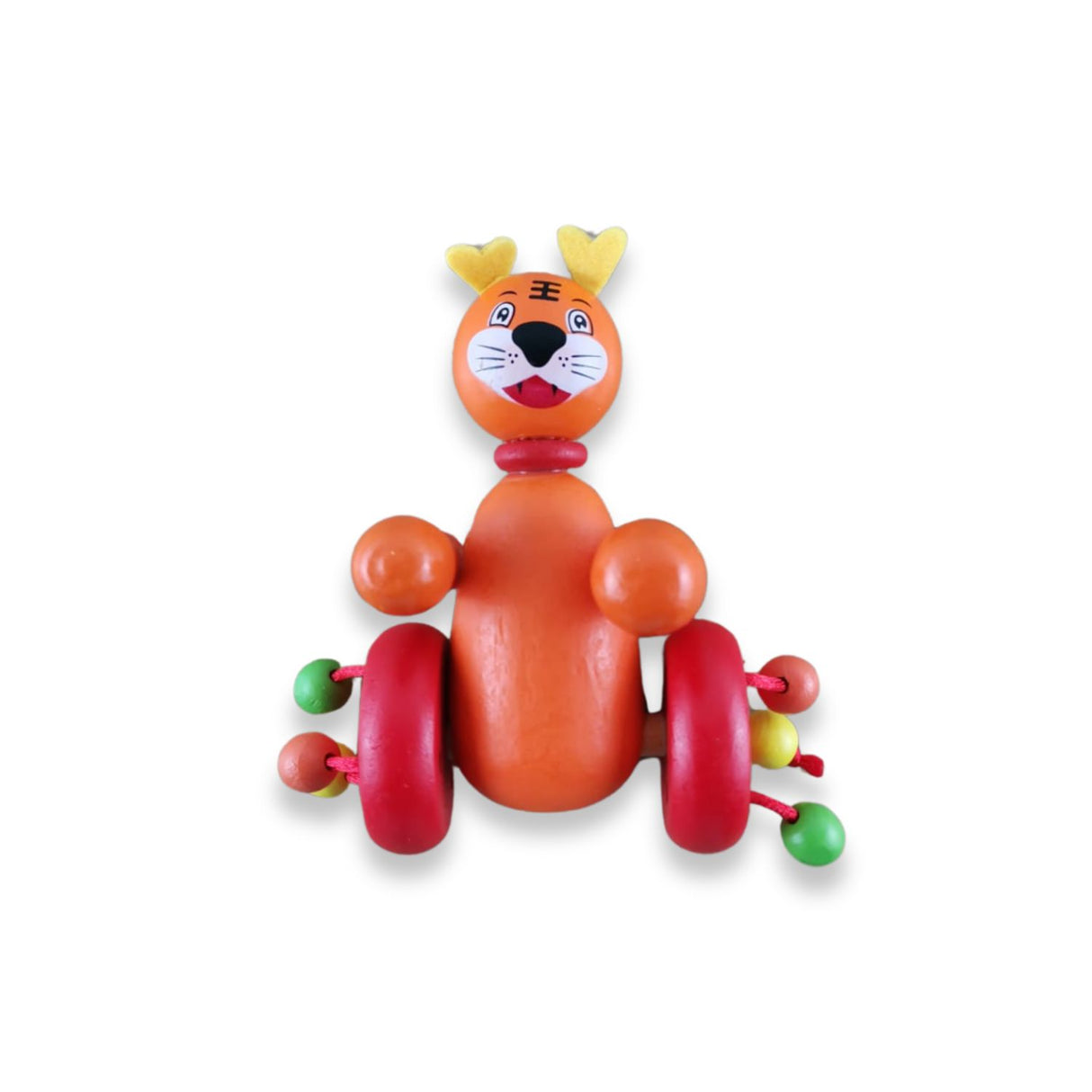 Juguete de Arrastre Figura de Oso de Madera de 50cm. Fomenta la motricidad y la creatividad en los más pequeños. ¡Compra ahora y diviértete!-1-3-1-1-1