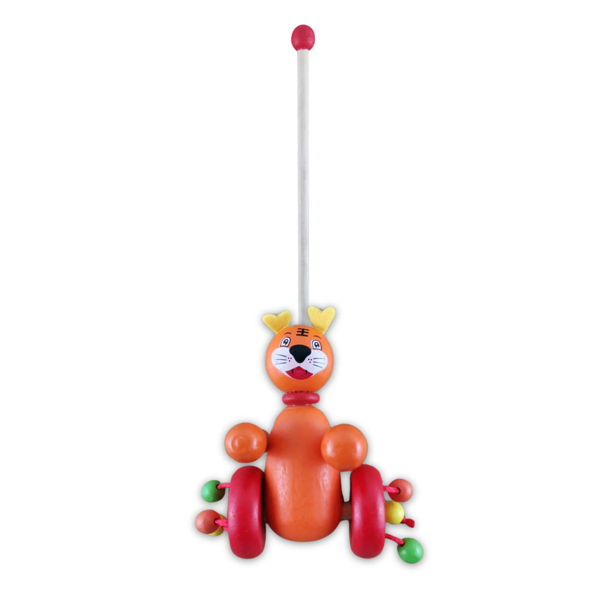 Juguete de Arrastre Figura de Oso de Madera de 50cm. Fomenta la motricidad y la creatividad en los más pequeños. ¡Compra ahora y diviértete!-1-4-1-1-1