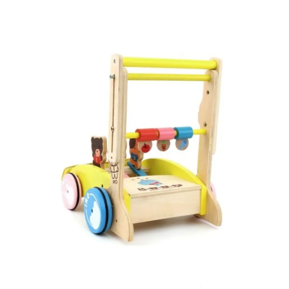 Correpasillos de Madera con Figuras de Animales para Bebés. Fomenta el desarrollo motor y la diversión. ¡Compra ahora y alegra su juego!-1-4-1-1-1