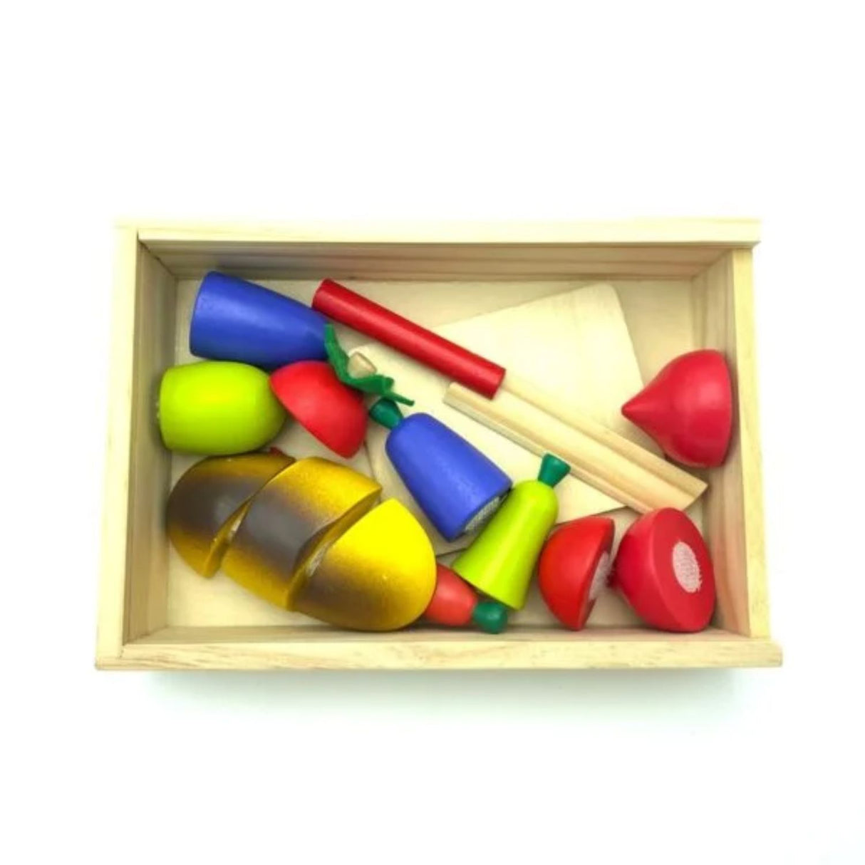 Juguete Didáctico de Corta Fruta de Madera para Niños de 3+. Fomenta la creatividad y habilidades motoras. ¡Compra ahora y diviértete aprendiendo!-1-4-1-1-1